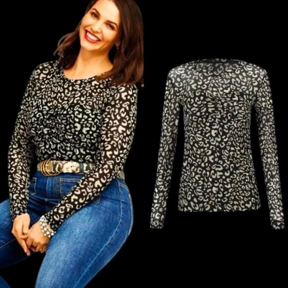 Cabi Sweetheart Long Sleeve Top - Picture 2 of 6